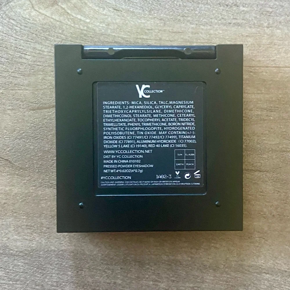 YC COLLECTION Eyeshadow Quad in Sun, El Alba, Earth, & Peach